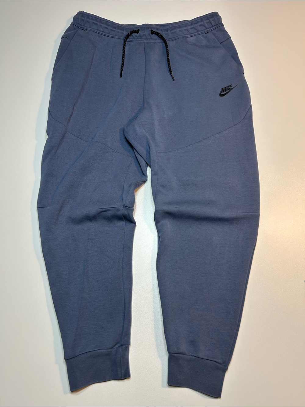 Nike Tech Fleece Joggers Diffused Slate Blue Grey Tapered Cuffed Sweatpants